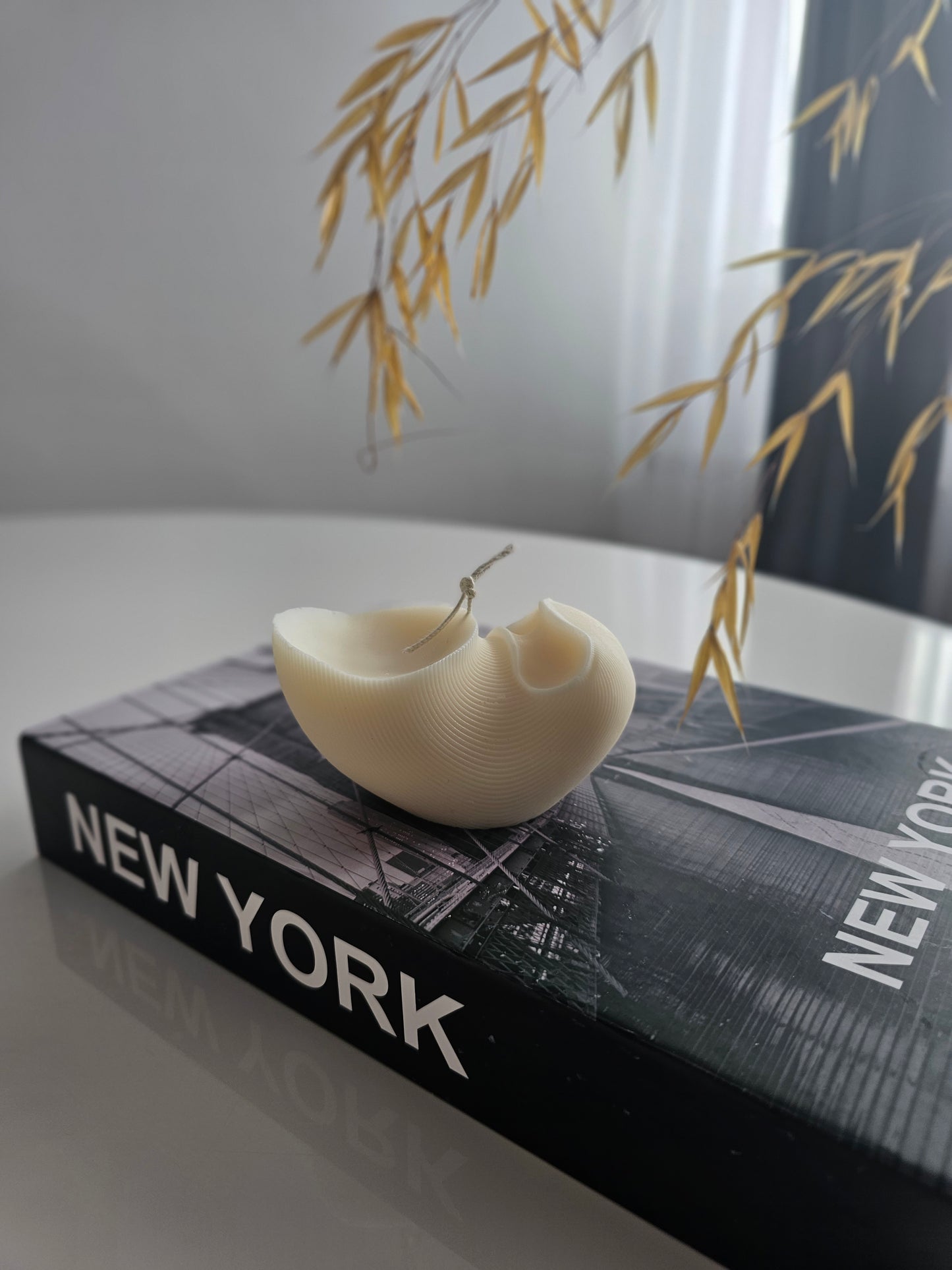 Conch Muschelkerze klein - Artful Candle