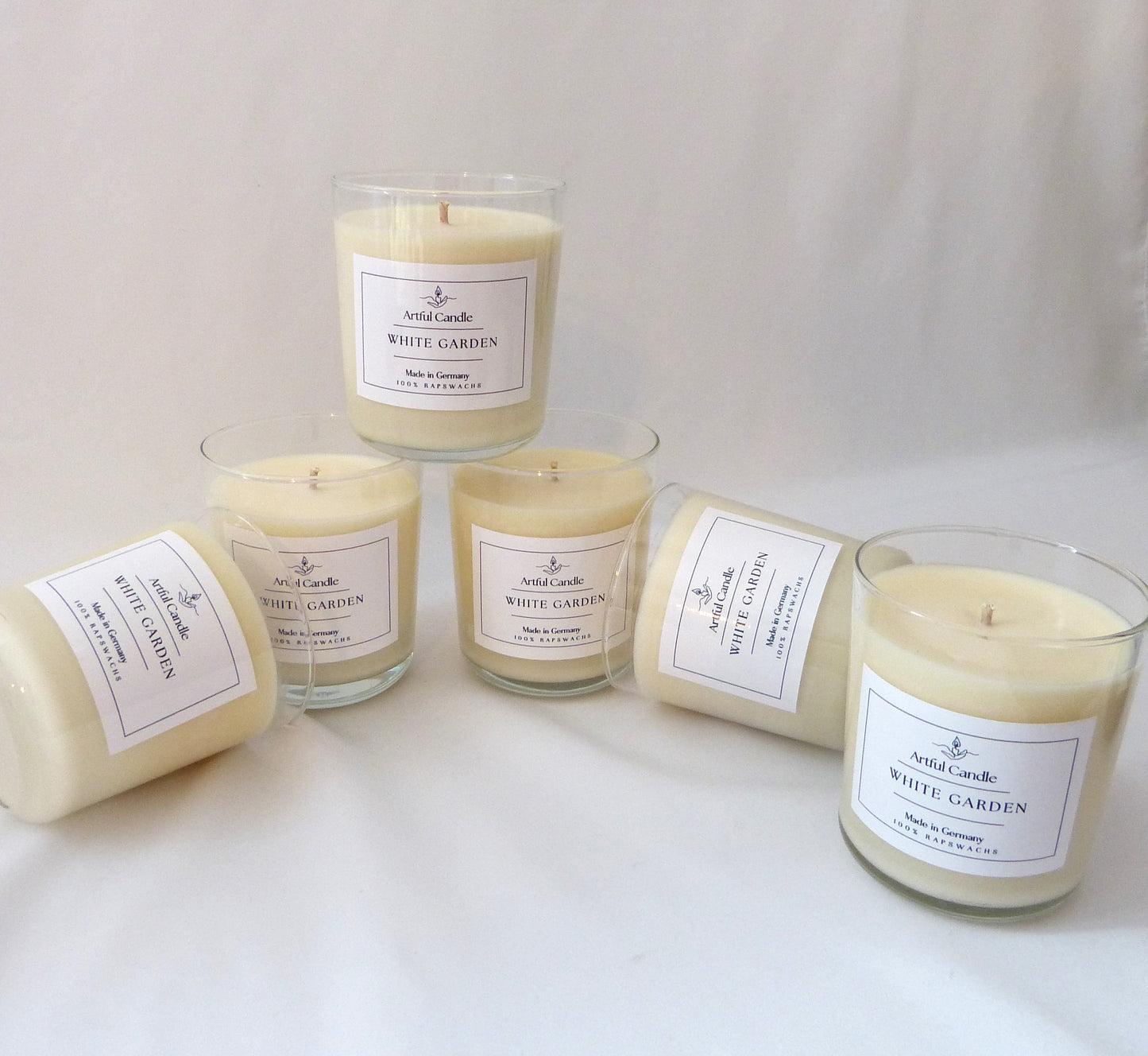 White Garden - Artful Candle